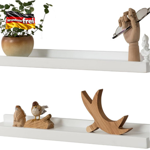 Wandregal eichenholz 40cm - wandregal,