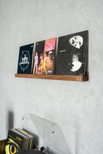 Vinyl wandregal schallplatten - vinyl,