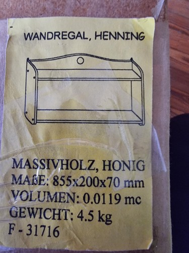 Wandregal henning 855x200x70 - wandregal,
