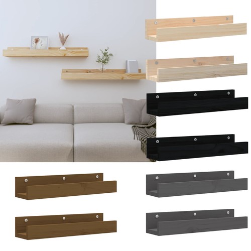 Stk wandregale massivholz - 2,