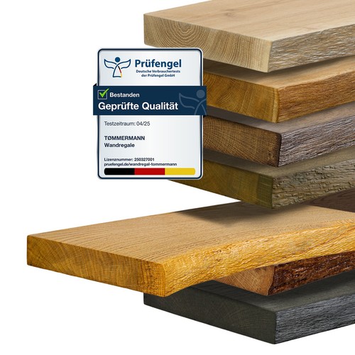 Wandregale holzregal mit - 50,