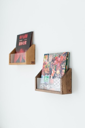 Vinyl wandregal schallplatten - vinyl,
