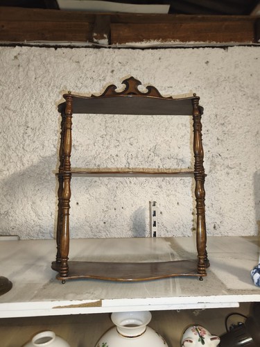 Antikes wandregal holz - wandregal, etagere