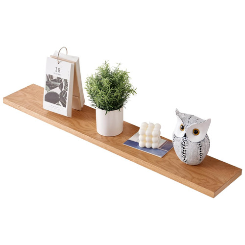 Schweberegal holz regal eiche - holz,