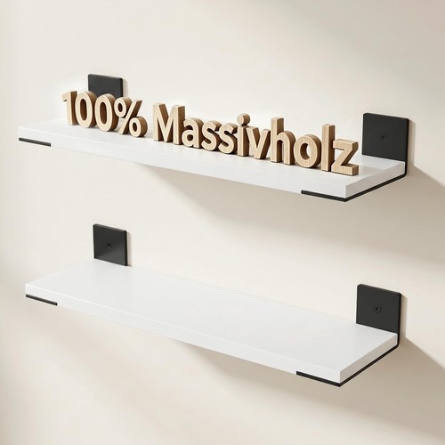 Wandregal massivholz - wandregal,