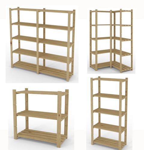 Lenmar regal kiefer massiv - kiefer,